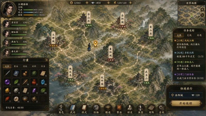金庸群侠传5爱与死仙狐MOD六周年 探索场景 展示图 6